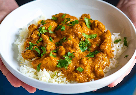 Classic Chicken Curry Served at Chilli Grill takeaway in Glasgow 